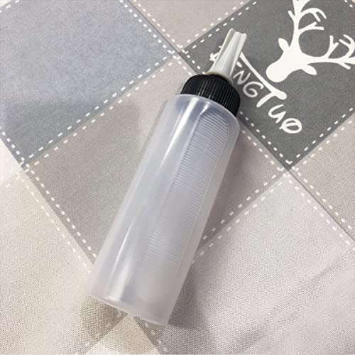 Lurrose 6 Pcs Aplicador de Limpeza Garrafa Espremível de Cabelo Enxaguando para Dispensação Vazia Tr