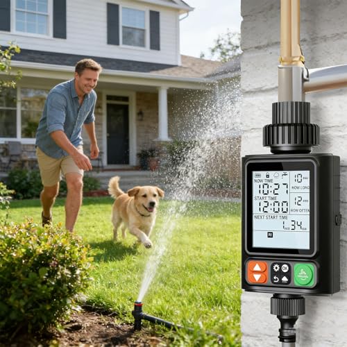 Minuteur d'arrosage intelligent LCD pour programmation précise du jardin - 3
