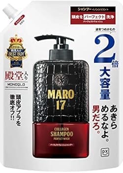 【Amazon.co.jp限定】 MARO17 DX パーフェクトウォッシュ シャンプー メンズ 敏感肌用 ノンシリコン 詰め替え 2倍サイズ 600ミリリットル (x 1)