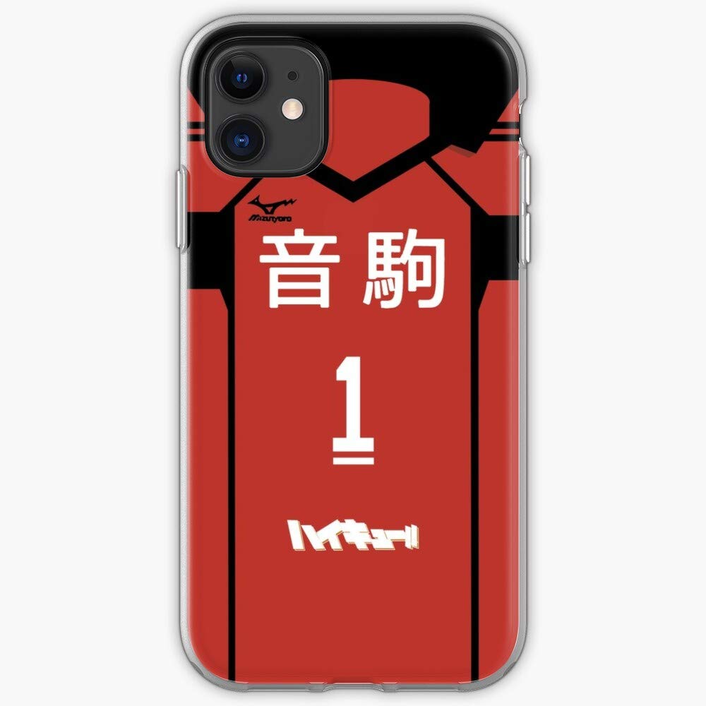 Tetsuro Case Kuroo Jersey Haikyuu Nekoma Phone Anime - Unique Design Snap/Glass Phone Case Cover for iPhone, Samsung, Huawei - TPU Shockproof Interior Protective