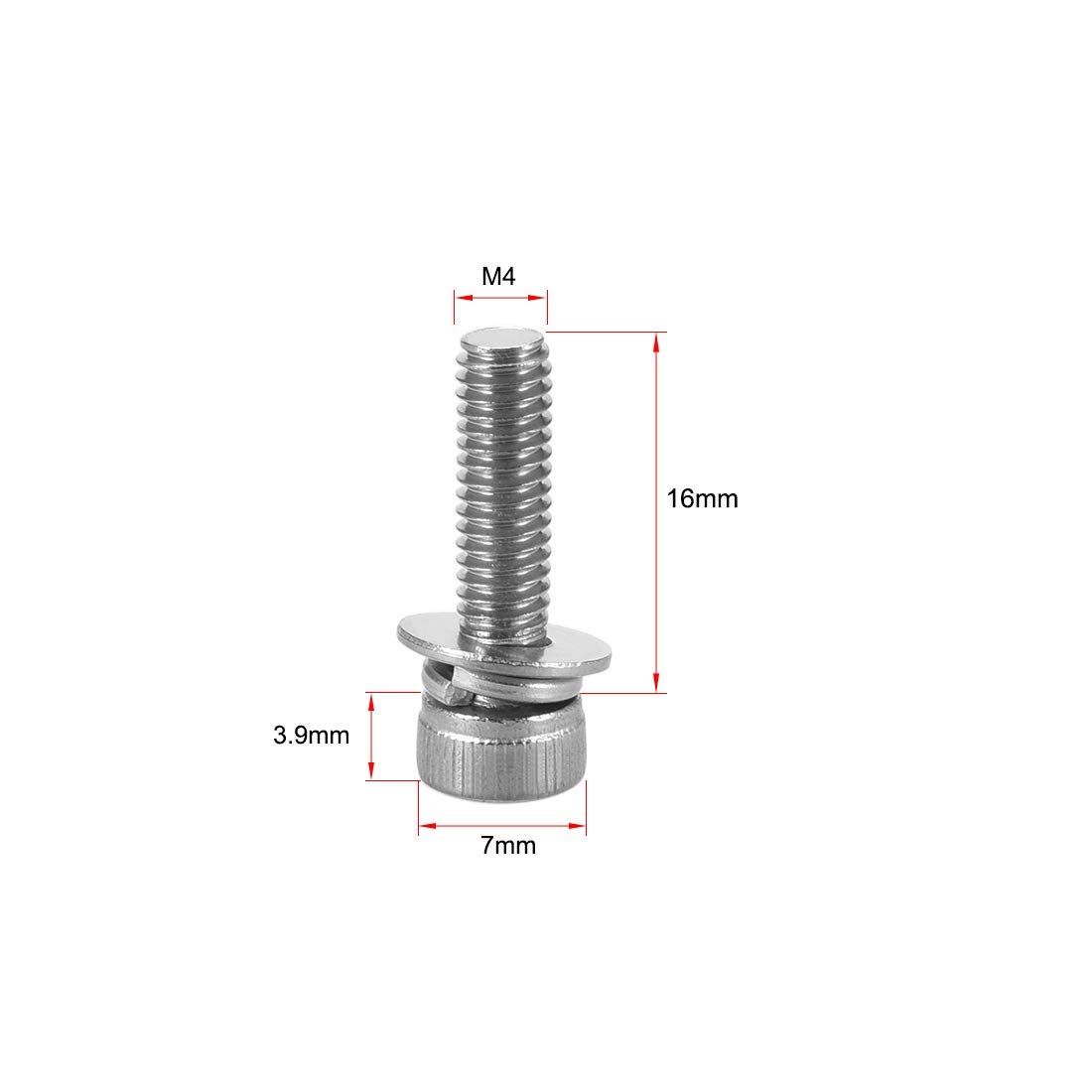 Viti Inox M4 1/4-20 X 1/2 304 Testa Piatta In Acciaio Inox Presa Viti Inox M4 1/4-20 X 1/2 304 Testa Piatta In Acciaio Inox Presa