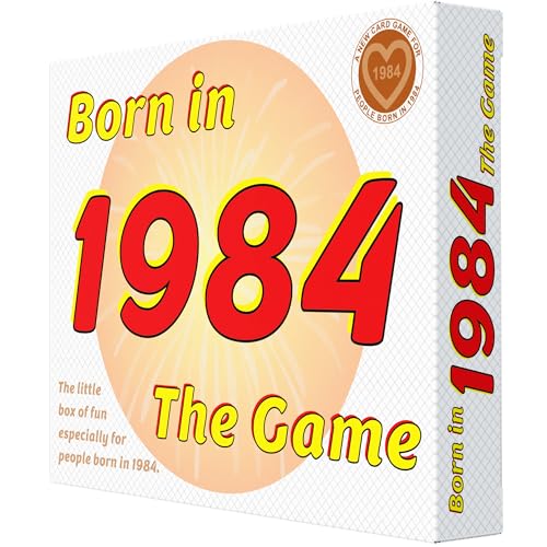 GoForItGames.com Born In 1984 THE GAME. One-of-a-kind 1984 gift for the 1984 vintage. A “WINNER” among 1984 gifts. This compact, portable 1984 birthday card game is ideal for any event.