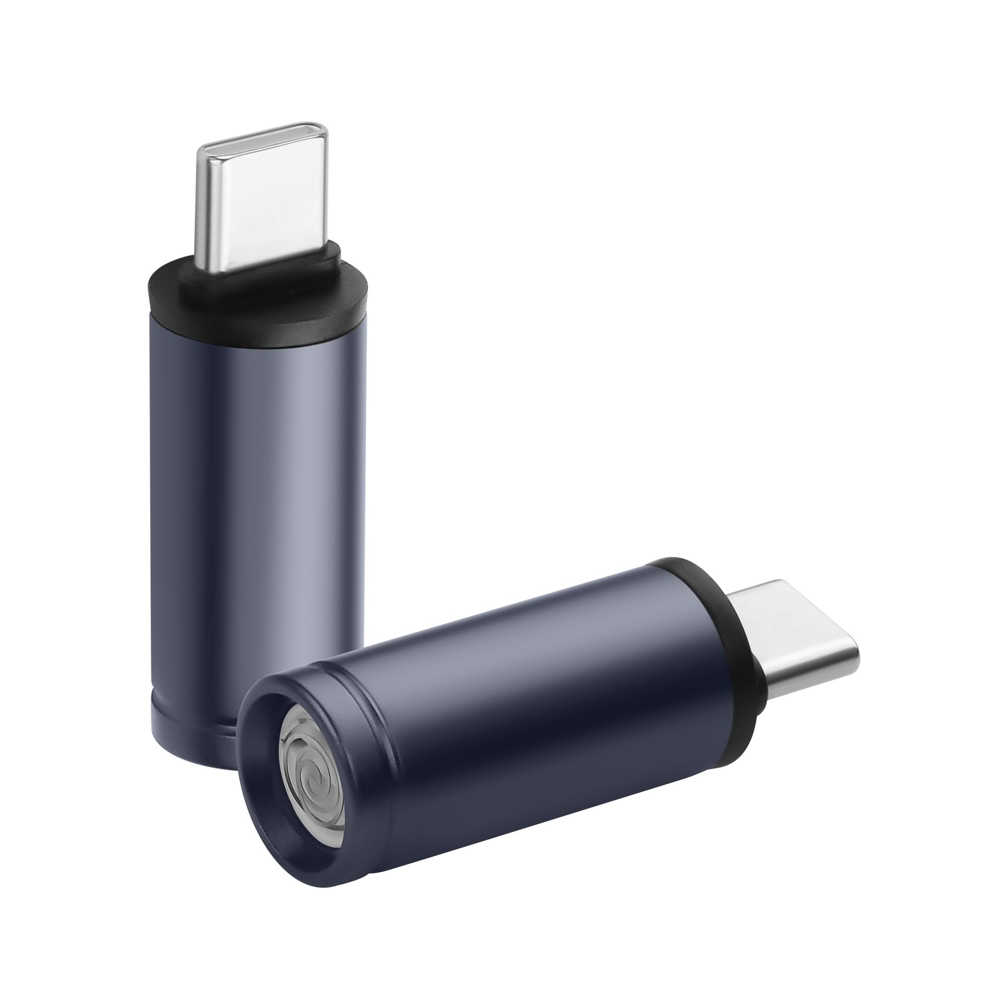 GINTOOYUN 2 Pcs 5V/1.3A Type-C Mini Phone Cigarette Lighter USB-C Windproof Tungsten Cable Electric Lighter for Mobile Phones,Power Banks,Laptops, Tablets,etc