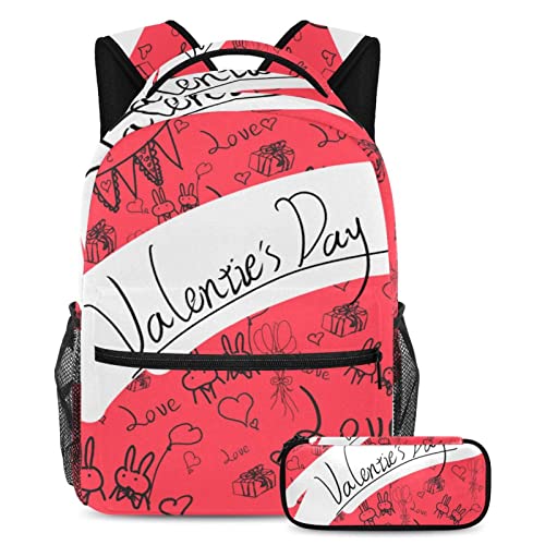 Sac à dos pour garçons filles adolescents, lot de 2 sacs d'école multicolores