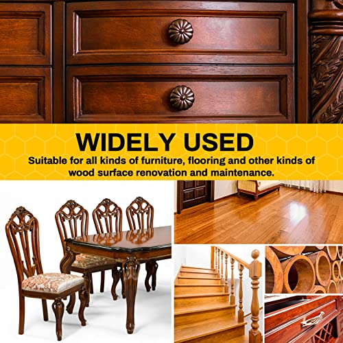Beeswax Furniture Polish, Wood Seasoning Beeswax For Furniture Cargen Wood Polish And Conditioner Wood Wax For Dining Table Floor Doors Chairs Cabinets To Protect And Care Christmas Gifts #TOP5