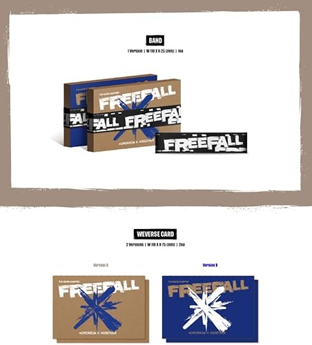 Miniatura 1 de TXT TOMORROW X TOGETHER - El Capítulo del Nombre FREEFALL 3er álbum Weverse Albums 2 Ver Set