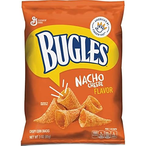 Bugles Nacho Cheese Corn Snacks Cover