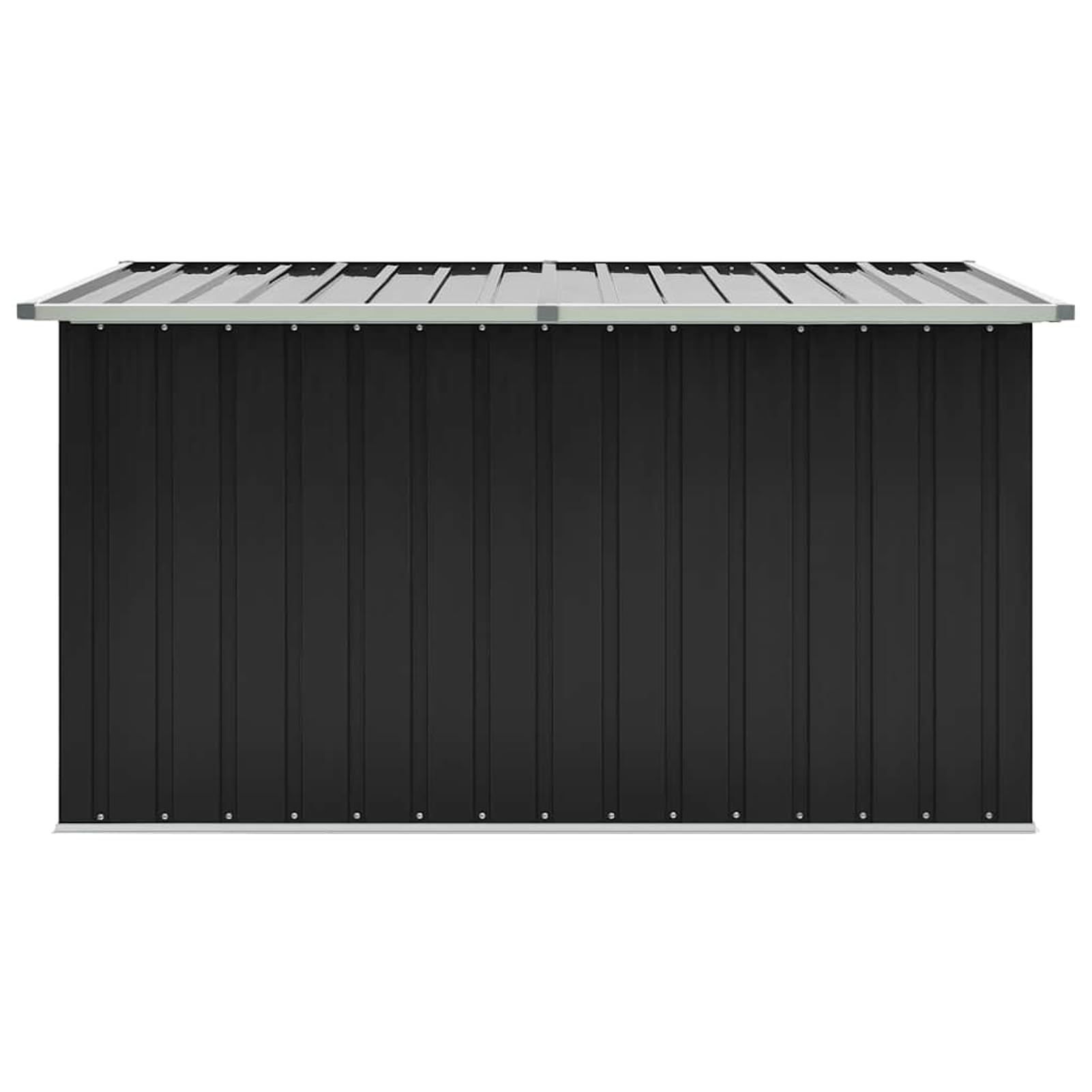 Gecheer Baule da giardino, contenitore per esterni antracite 171x99x93 cm per patio, veranda o giardino