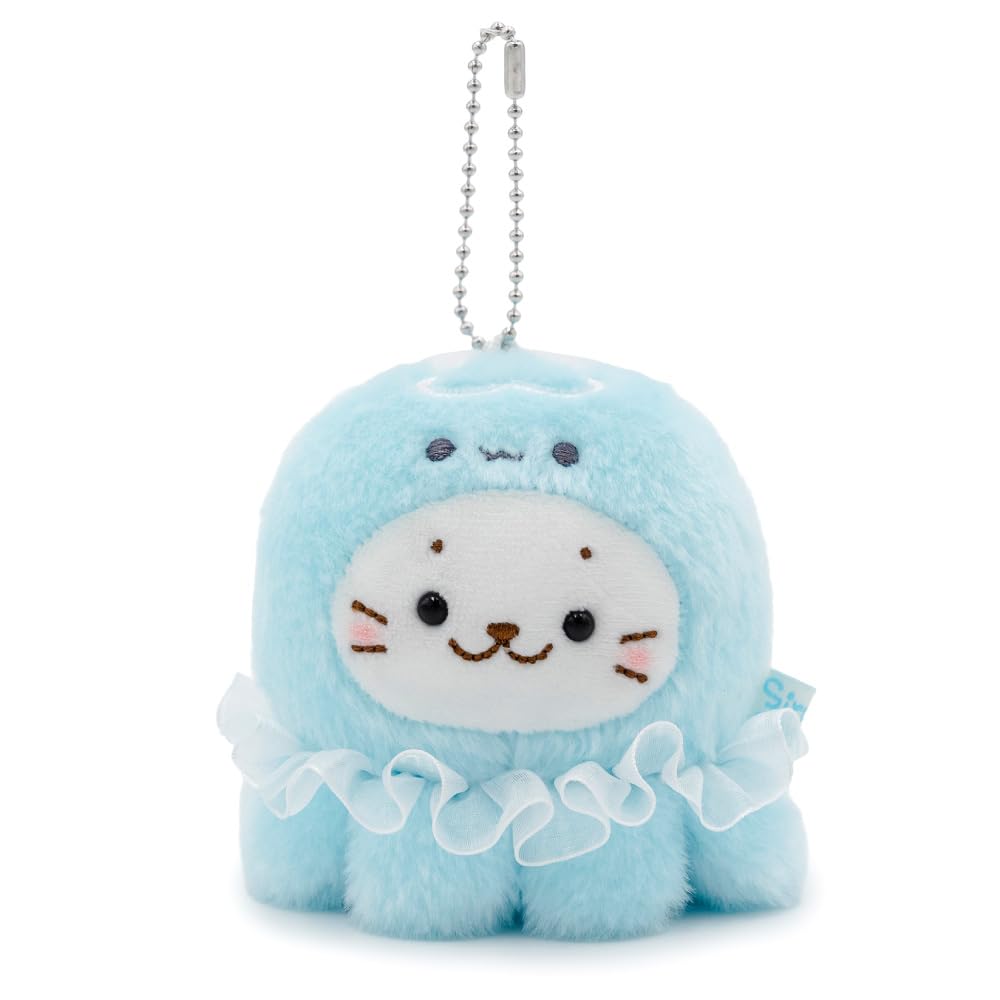 Amazon.co.jp: しろたん ふわふわ海のいきものキーホルダー 単品