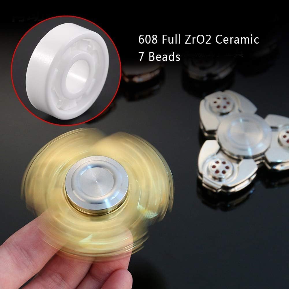 8 Stück Mini Kugellager, 608-2RS ZrO2 Keramik Miniatur Kugellager, Skateboard Kugellager, Longboard Kugellager Roller Skate Kugellager für 8mm Welle/Rute Projekte(8 x 22 x 7mm)