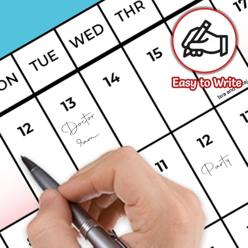 Papa Prints 2026 Wall Planner A3 Full Year to View Calendar 2026 Planner Wall A3 Calendar 2026 with UK Holidays for Home Office School Organiser - Image 2