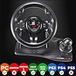 SUBSONIC - Superdrive GS550 Steering Wheel - Racing Wheel with Pedals, Paddles, Shifter. Diameter 25 cm, 270° Rotation Angle, Vibration - For Switch 2, Switch, Xbox Series X/S, PS4, Xbox One, and PC - Image 2