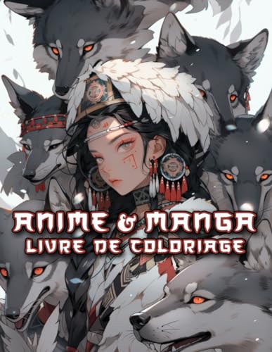 Livre De Coloriage Anime & Manga: Explorez l'Univers des Portraits Japonais, Dragons, Tortues, Lions, Fleurs et Crânes – Le Cadeau Parfait pour les ... une Activité Créative pour Réduire le Stress