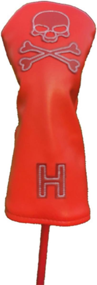 Gothic Skull Golf Club Head Cover Fit 1 3 5 UT Wood Durable Anti-Scratch Headgear Premium Golf Equipment