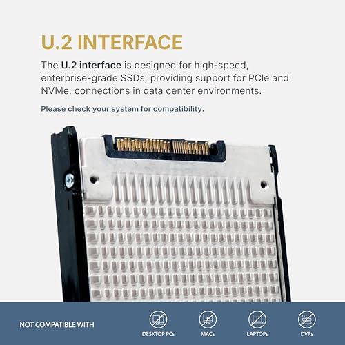 Western Digital Ultrastar DC SN640 WUS4CB016D7P3E3 0TS1953 1.6TB 2 DWPD PCIe Gen 3.1 x4 4GB/s 3D TLC U.2 NVMe 2.5in Enterprise Solid State Drive - 1