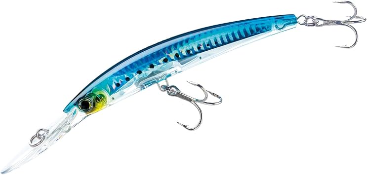 Yo-Zuri Crystal 3D Minnow Deep Diver Lure, Sardine, 5-1/4-Inch