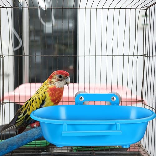 Evita salpicaduras con la bañera para pájaros PRETYZOOM de bordes lisos 6
