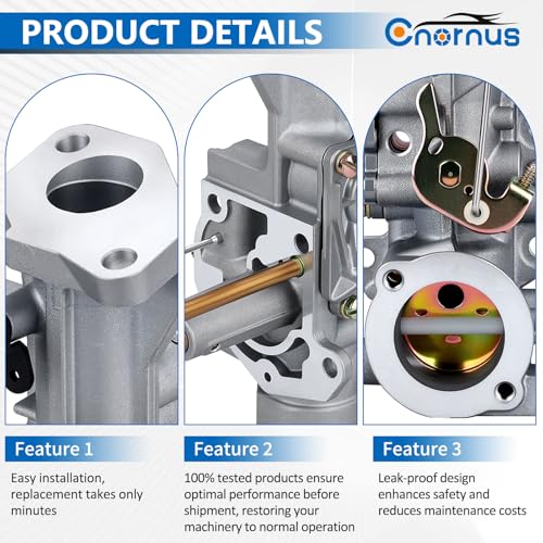 Carburador 498298 para motores de 5HP compatible con B&S 495426 y 692784 3