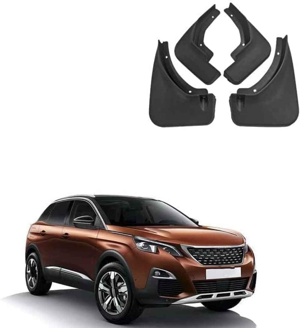 Guardabarros coche para Peugeot 3008 evitan daños por piedras y suciedad en cualquier clima