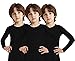 Sanke 3 Pack Boys Youth Compression Shirt Football Undershirt Long Sleeve Athletic Shirts Quick Dry Soccer Workout Baselayer