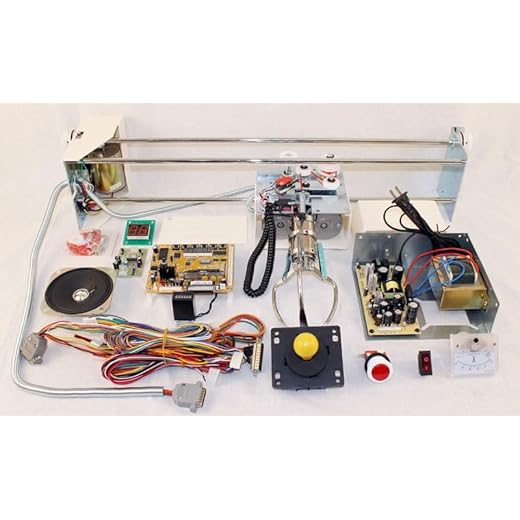 RetroArcade.us ra-Crane-kit Crane Machine kit with All Components and Manual, Build Your own Arcade Crane Machine