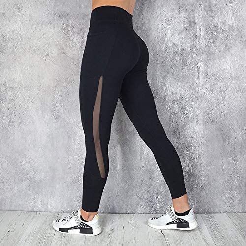 Mallas para adelgazar con control de barriga y cintura elástica WANGLXST
