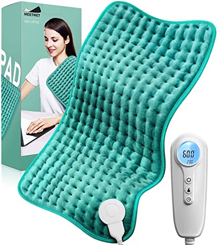 Heating Pad For Back, Neck, Shoulder Pain And Cramps, Electric Heating Pads With Auto Shut Off, Moist Dry Heat Options, Gifts For Women, Men, Mom, Dad, Wife, Husband, Christmas, Birthday #TOP1