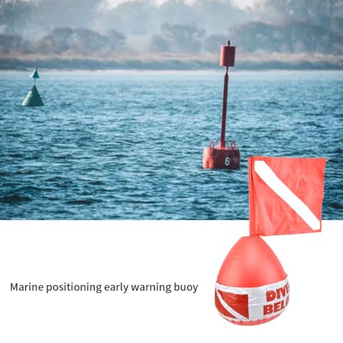 Drapeau plongée et bouée de surface gonflable en PVC pour la sécurité en mer