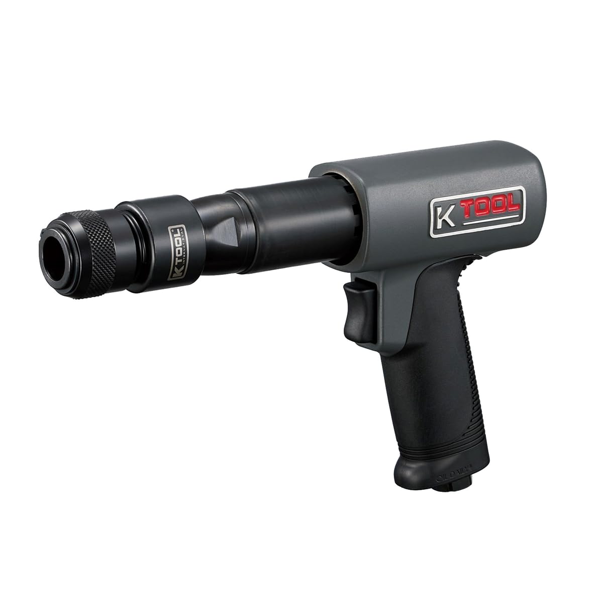 K Tool International Air Hammer Long Barrel High Powered with Quick Change Retainer