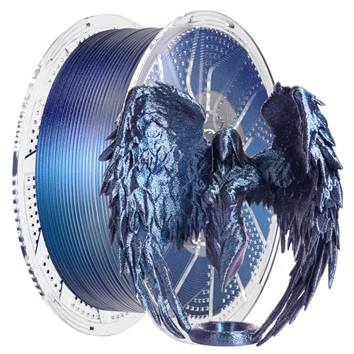 Image of Chitu Systems Conjure Chameleon PLA 3D Printer Filament, Burnt Titanium Blue Shiny Galaxy Blue /Green /Purple /Gold 1.75mm Filament, Magic Changing Color with Light and Different Angles, 1kg /2.2lb