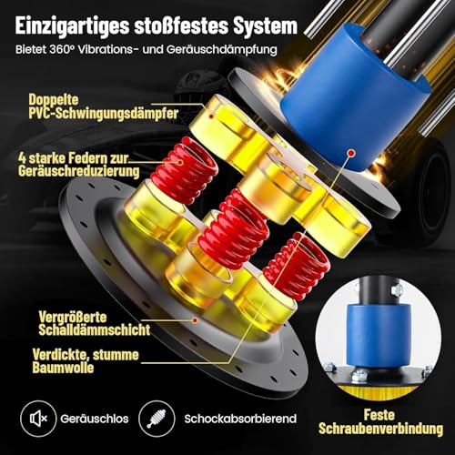 GYMAX Saco de Boxeo de Pie Adulto, 175 cm Saco Pesado de Kick Boxing con Soporte, Base de Ventosa, Guantes de Boxeo, Saco Boxeo Suelo para Adolescentes Adultos, para MMA Muay Thai Fitness - imagen 4