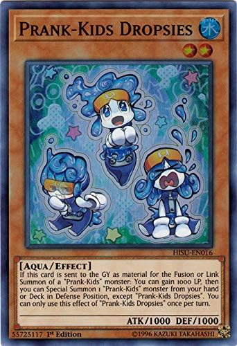 Yu-Gi-Oh! - Dropsies para niños de broma - HISU-EN016 - Invocadores ocultos - 1ª edición - Super Rare