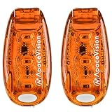 EverLightFX USB Rechargeable LED Safety Light (2 Pack) by Apace - Super Bright Bike Tail Light Works Brilliantly as Running Light for Joggers, Pets, Bicycle Strobe or Rear Clip On Lights
