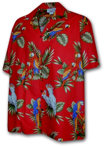 Pacific Legend Parrots Hawaiian Shirt