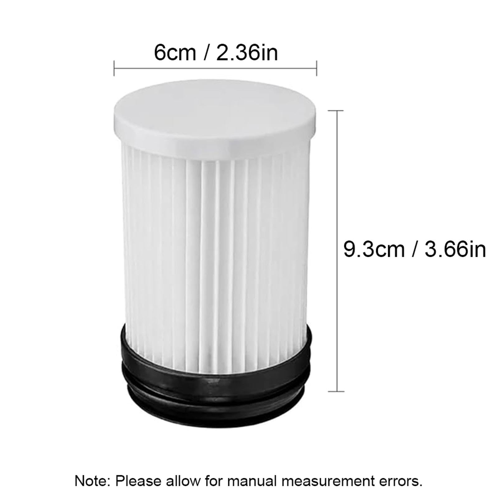 4 filtros para aspiradora, filtro HEPA de repuesto, accesorios de filtro reutilizables, accesorios de aspiradora de mano, filtro HEPA lavable y reutilizable