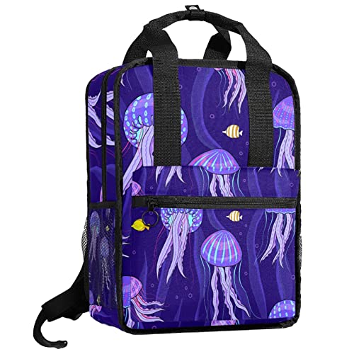 Sac à dos garçons oiseau et pois dorés pour l'école et les sorties