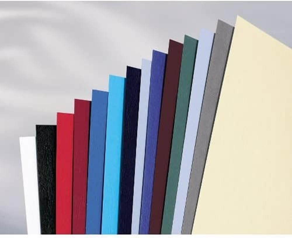 GBC Antelope Binding Covers Leather-Look Plain A4 Red Ref CE040030 [Pack of 100]