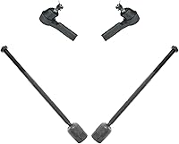 Vista 136 de TRQ - Juego de barras de acoplamiento delanteras interiores y exteriores