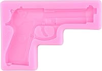 Vista 3 de ZiXiang Pistola de silicona con forma de bala para fondant, moldes para decoración de pasteles de azúcar, decoración de cupcakes, pasta de goma