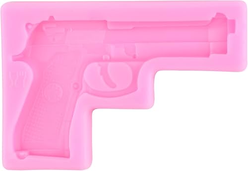 Miniatura 3 de ZiXiang Pistola de silicona con forma de bala para fondant, moldes para decoración de pasteles de azúcar, decoración de cupcakes, pasta de goma,