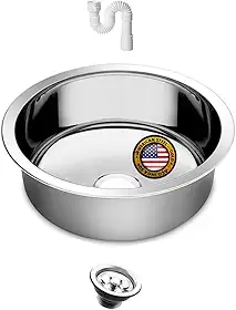 Cuba Redonda Cozinha 30 Cm Aço Inox 304
