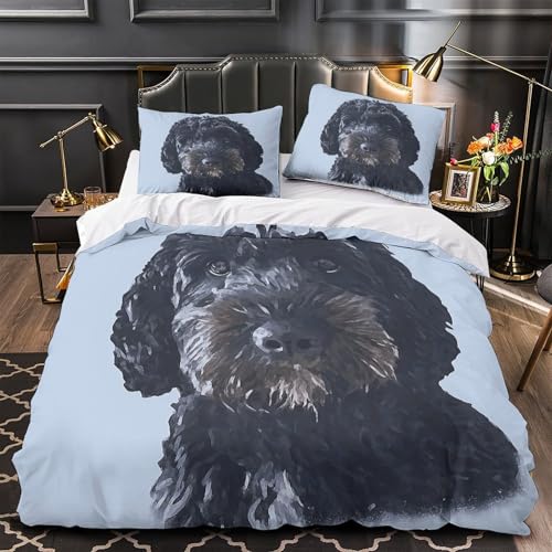 Housse de couette hypoallergique effet 3D respirante et super douce - 2