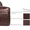 Augus Business Travel Briefcase Genuine Leather Duffel Bags for Men Laptop Bag fits 15.6 inches Laptop, Brown, OneSize, Durable #5