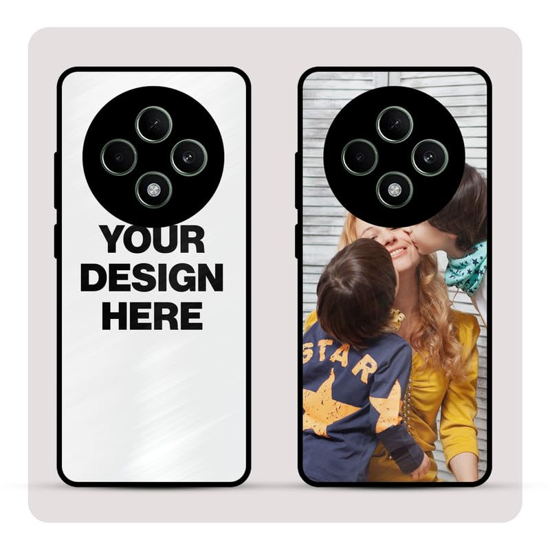 Image of Personalized Back Cover for Oppo F27 | Custom Case with Name, Photo or Logo | PrintShield Hybrid with Soft TPU Grip & Scratch Protection
