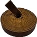 TOFL Genuine Top-Grain Leather Strap | 72 Inches Long | 1/2 Inch Wide | 1/16 Inch Thick (4-5 oz) | 1 Leather Strip for DIY Arts & Craft Projects, Clothing, Jewelry, Wrapping | Medium Brown
