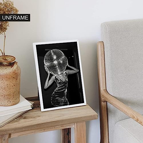 MKHFUW Black and White Canvas Wall Art Feminist Photo Fashion Poster Fashion Girl Wall Art Decor Wall Art Picture No Frame (Picture 6.3x60cmx1) - Image 3