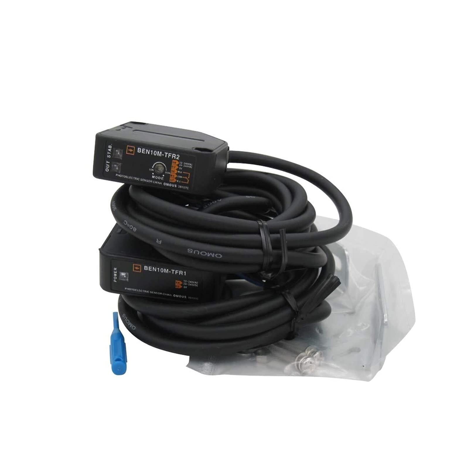 An der Wand befestigter photoelektrischer Strahl-Sensor-Näherungs-Induktionsschalter 12-240VDC 24-240VAC