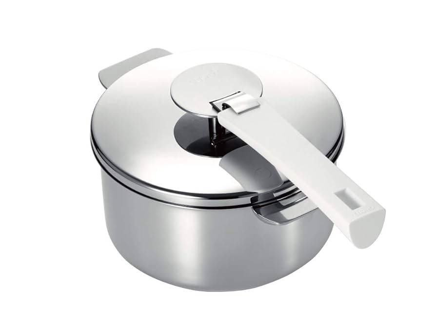 16cm CRISTEL クリステル グラフィット　深鍋 CRISTEL/グラフィット 深鍋 16cm -収納性抜群！ハンドル着脱式の