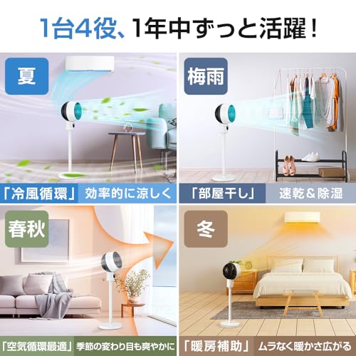 Sakurarin サーキュレーター DCモーター 扇風機 の商品画像 2