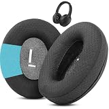 TaiZiChangQin Cuscinetti auricolari di ricambio compatibili con cuffie Mpow H19 IPO Bluetooth 5.0 con cancellazione attiva del rumore (tessuto nero)